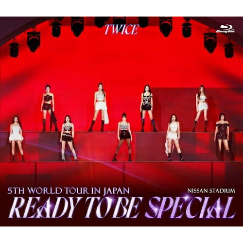 TWICE 5TH WORLD TOUR 'READY TO BE' in JAPAN SPECIAL(Blu-ray) (通常盤)TWICETWICE　発売日 : 2025年3月19日　種別 : BD　JAN : 4943674402670　商品番号 : WPXL-90327【収録内容】BD:11.Perfect World2.Breakthrough3.GO HARD4.MOONLIGHT SUNRISE5.Here I am6.変わらないもの7.プラネタリウム8.Behind The Curtain9.Do not touch10.DIVE11.Fake & True12.Celebrate13.TT14.ONE SPARK15.Fanfare16.BDZ17.My Guitar18.Nightmare19.Wherever you are20.ABCD21.I GOT YOU22.Voices of Delight23.FANCY24.Hare Hare25.LOVE WARNING26.LIKEY27.In the summer28.Inside of me29.CHEER UP