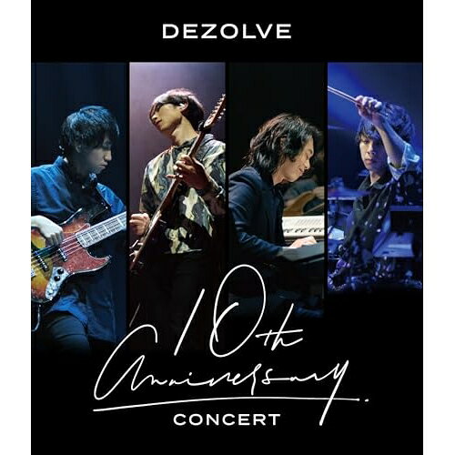 10th Anniversary CONCERT(Blu-ray)DEZOLVEディゾルブ でぃぞるぶ　発売日 : 2025年6月04日　種別 : BD　JAN : 4988003891978　商品番号 : KIXM-628【収録内容】BD:11.Night of Megalopolis2.Distance to the Light3.Ancient Capital4.10th Anniversary Medley、Circus、Rondo Without Answer、Beat the Moments、The Room of Serendip、Departure、Insomnia、Faded Stream、Across the Silkroad、Southern Cross、Frontiers、Vantablack、Traveling Alone、Midnight Park、Trapezist、Hidden Sanctuary、A Journey to the Cosmos、Migration、Atlantis、Nebula Dance、Egoist、Jammin' and Crammin'、Cancellation、Scroll、Orbital Revolution、Gemini、Chronostasis、Our New World、Soaring5.Disasters6.Vista7.re:fruition8.Voyage of Altair9.Heart of the World10.ASTERISK11.Fleeting12.Voyage of Altair(Music Video)(BONUS VIDEO)13.Voyage of Altair(Music Video Making)(BONUS VIDEO)