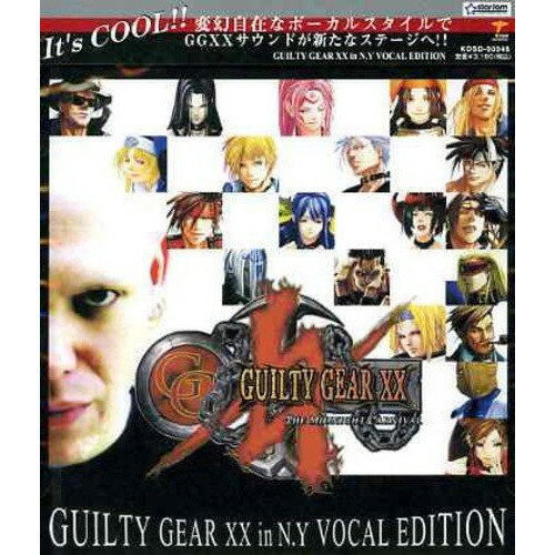 GUILTY GEAR XX in N.Y VOCAL EDITIONゲーム・ミュージック　発売日 : 2004年9月23日　種別 : CD　JAN : 4562144210395　商品番号 : KDSD-46【商品紹介】2004年5月発表『ギルティギア イグゼクス in L.A ヴォーカルエディション』に続く、対戦格闘ゲーム『ギルティギア イグゼクス』のサウンドをN.Yでレコーディングしたアルバム。【収録内容】CD:11.Noontide(Sol vs ky)2.Make Oneself(Axl's Theme)3.Suck A Sage(Chipp's Theme)4.The Original(Faust's Theme)5.Haven's You Got Eyes In Your Hands?(Slayer's Theme)6.風雅(Anji's Theme)7.Awe Of She(Dizzy's Theme)8.Babel Nose(Jam's Theme)9.A Solitude That Asks Nothing In Return(Venom's Theme)10.The Midnight Carnival(Last Battle)11.Good Manners And Customs(Zappa's Theme)12.Simple Life(Bridget's Theme)