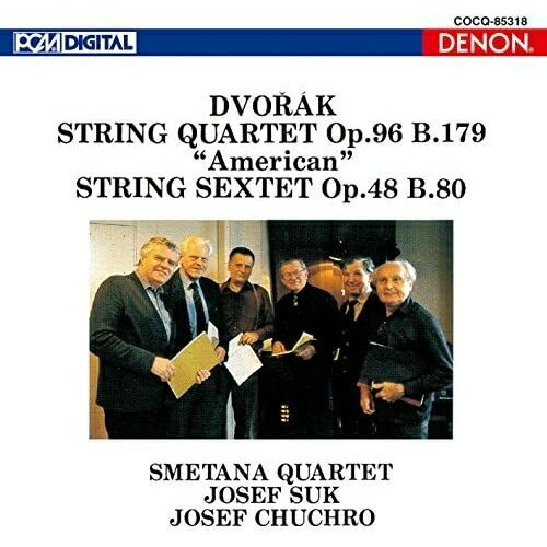 UHQCD DENON Classics BEST ドヴォルザーク:弦楽四重奏曲第12番(アメリカ) 弦楽六重奏曲 イ長調 (UHQCD)スメタナ四重奏団 スーク、フッフロスメタナシジュウソウダン/スーク ヨゼフ/フッフロ ヨゼフ すめたなしじゅうそうだん/すーく よぜふ/ふっふろ よぜふ　発売日 : 2017年1月18日　種別 : CD　JAN : 4549767014081　商品番号 : COCQ-85318【商品紹介】チェコが世界に誇る名カルテット、スメタナ四重奏団による5回目の(アメリカ)録音。まさに完熟の極みにあった彼らの至芸を聴くことができる。六重奏曲では名手スークとフッフロが加わり楽曲の素晴らしさを最大限に引き出した豊麗な演奏が展開されている。【収録内容】CD:11.弦楽四重奏曲 第12番 ヘ長調 作品96 B.179(アメリカ) I-Allegro, ma non troppo2.弦楽四重奏曲 第12番 ヘ長調 作品96 B.179(アメリカ) II-Lento3.弦楽四重奏曲 第12番 ヘ長調 作品96 B.179(アメリカ) III-Molto vivace4.弦楽四重奏曲 第12番 ヘ長調 作品96 B.179(アメリカ) IV-Finale;Vivace, ma non troppo5.弦楽六重奏曲 イ長調 作品48、B.80 I-Allegro moderato6.弦楽六重奏曲 イ長調 作品48、B.80 II-Dumka(Elegie);Poco Allegretto-Adagio, quasi tempo di marcia-Andante7.弦楽六重奏曲 イ長調 作品48、B.80 III-Furiant;Presto8.弦楽六重奏曲 イ長調 作品48、B.80 IV-Finale.Thema mit Variationen;Allegretto grazioso, quasi Andantino