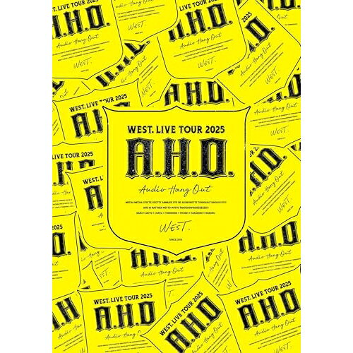 DVD / WEST. / WEST. LIVE TOUR 2025 A.H.O. -Audio Hang Out- (通常盤) / LCBN-382
