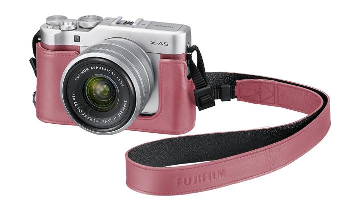 【あす楽関東_対応】【送料無料】FUJIFILM（富士フィルム）BLC-XA5 P［BLCXA5P］X-A5用ケース ピンク[4547410371505]