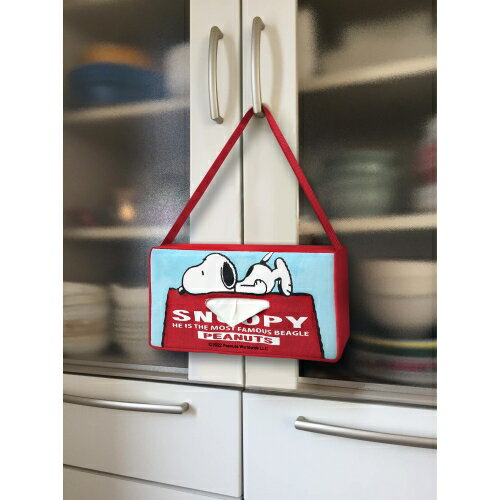 【送料無料】 ティッシュケース スヌーピー レッド三金商事株式会社 [3]