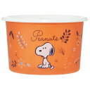 【送料無料】 日本製 ワンタッチシール容器 (S) (600ml) SNOOPYスケーター(Skater)(3)