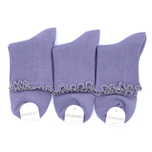 【送料無料】 クルー細リブ無地TOPメロー (マウスグレー) (23-25cm) (3足セット)みっとめるへん社