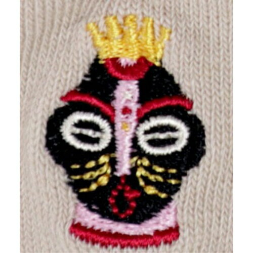 【送料無料】 クルーソックス (アフリカメン4) （アソート) (23-25cm) (おまかせ3足セット)みっとめるへん社