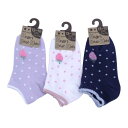 【送料無料】 パープル、ホワイト、ブルー(13-18cm)(2歳〜6歳)(ドットいちご柄)(3足セット)みっとめるへん社(4)