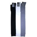 【送料無料】 オーバーニー (ブラック・ホワイト・グレー) (23-25cm) (3足セット)みっとめるへん社(4)
