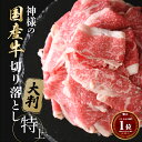 ギフト 送料無料 国産 神様の 切り落とし【特上】 国産牛 交雑牛 大判 約250g 約2〜3人前 250g×1パック 約500g 約1kgもあります すき焼き...