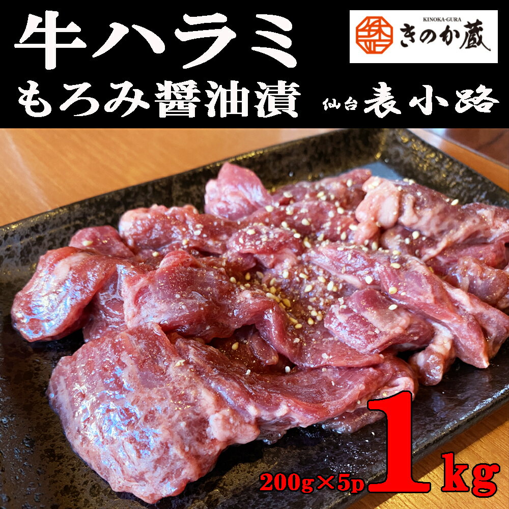 たれ付き 焼肉 牛ハラミ 1.0kg お試し はらみ 炭火焼 焼き肉 バーベキューBBQ 鉄板焼き 網焼き おすすめ ギフト 卒業祝 入学祝 入社祝 新生活 きのか蔵 表小路 コラボ