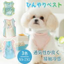犬服 夏 タンクトップ ひんやり 冷感 メッシュ tシャツ クール Dカン付き ペットウェア ドッグウェア ベスト 虫除け 涼しい 犬服夏用 小型犬 中型犬 暑...