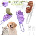 猫 ブラシ スチーム 3in1 猫ブラシスチーム 猫 スチームブラシ スチームブラシ 猫 マッサージ スチーム付き 猫 ブラシ USB充電式 猫 ブラシ 360...