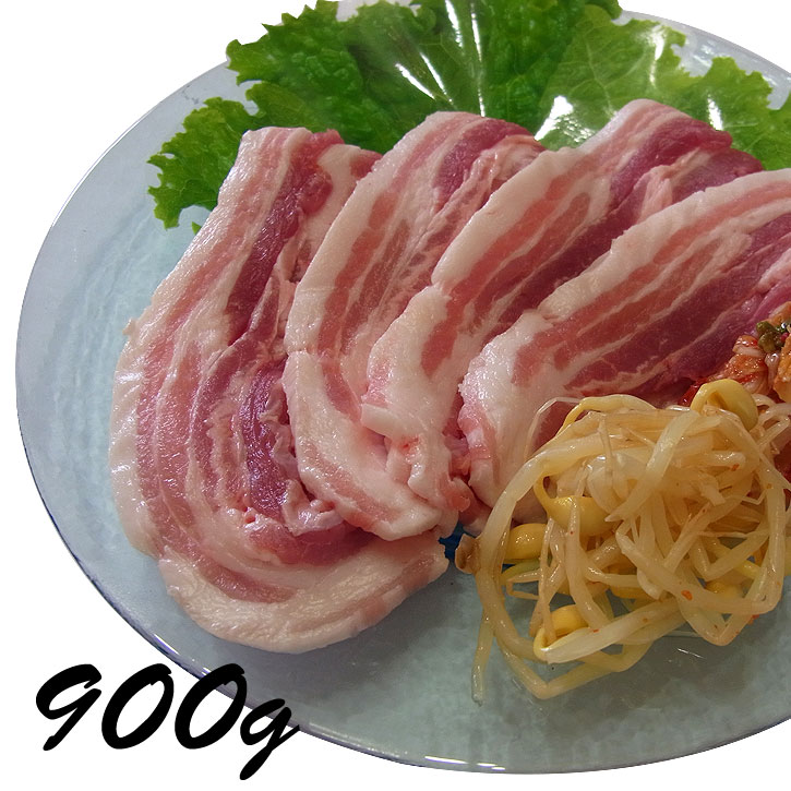 サムギョプサル(豚バラ焼肉)セット　5〜6人前(900g)　京都 銀閣寺大西 サムギョプサル 韓国 コチュジャン サムジャン 新大久保 豚 豚肉 ギフト 御中元 お中元 御歳暮 お歳暮 肉 老舗 内祝い ギフト 贈り物 贈答