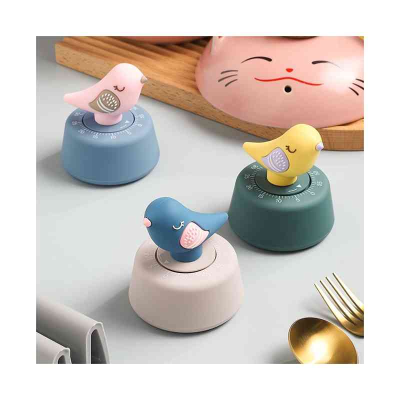 置時計 タイマー キッチン 機械式 学習時間管理 鳥デザイン 子供用 操作簡単 耐久性 おしゃれ 寝室 置物