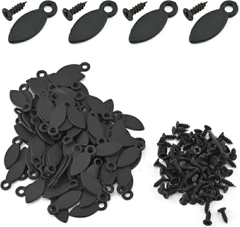 鉄トンボ 額縁用トンボ 150個セット フォトフレーム バックプレート バックル 額縁ターンボタン ネジ付..