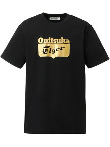 (U)ڸåסLOGO TEE Onitsuka Tiger ˥ĥ ȥåץ åȥT ֥å ۥ磻ȡ̵[Rakuten Fashion]