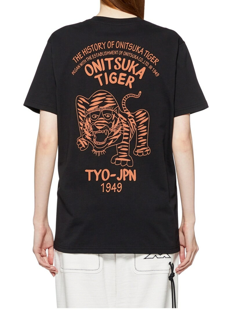 (U)ڸåסGRAPHIC TEE Onitsuka Tiger ˥ĥ ȥåץ åȥT ֥å ѡץ  ԥ󥯡̵[Rakuten Fashion]