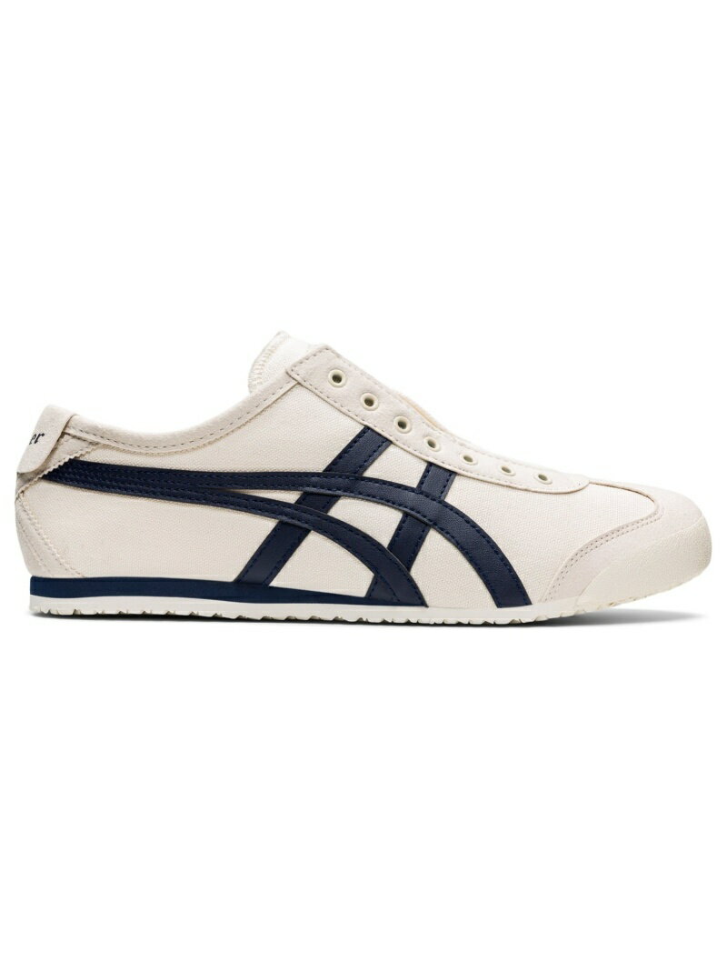 【公式ショップ】MEXICO 66 SLIP-ON Onitsuka Tiger オニツカタイガー シューズ・靴 スニーカー ホワイト ネイビー グレー【送料無料】[Rakuten Fashion] 1