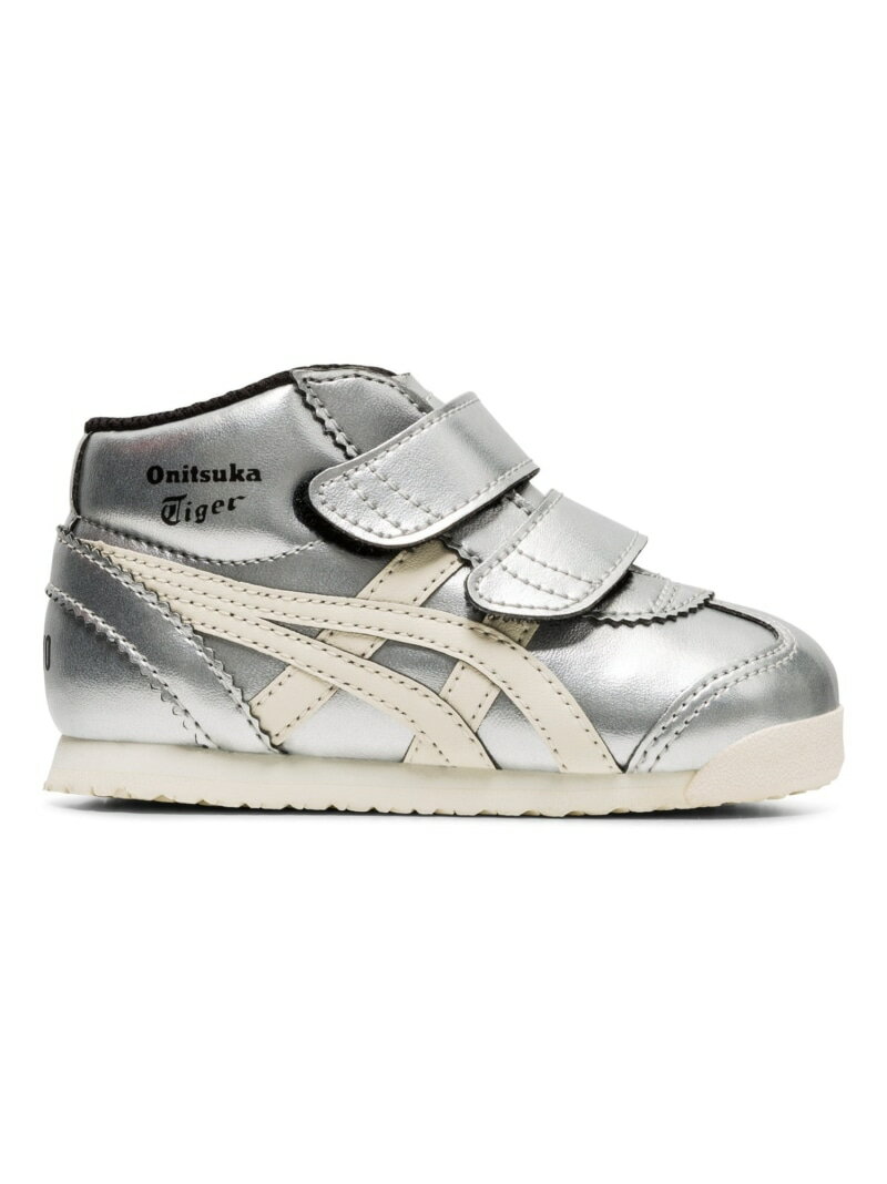 (K)MEXICO Mid Runner KIDS Onitsuka Tiger オニツカタイガー シューズ 靴 スニーカー シルバー ホワイト【送料無料】 Rakuten Fashion