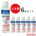 アルコール ハンドジェル 80ml 6個セット 日本製 指定医薬部外品 洗浄 除菌 携帯用 お出かけ 外出用 アウトドア キャンプ 旅行 手指ケア 速乾性 入場対策 会社 受付 社内備品 衛生用品 店舗用品 感染症 1000円ポッキリ 送料無料