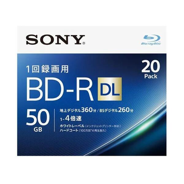 ˡ Ͽ BD-R DL 50GB 20BNR2VJPS4 20ѥå ֥롼쥤ǥ 󥯥åȥץ󥿡б 2 SO...