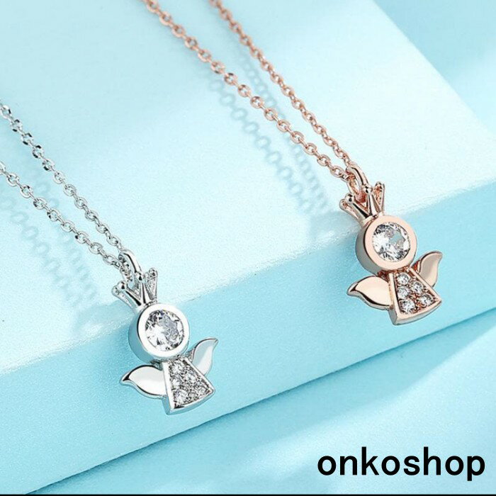 onkoshop キラキラ ネックレス レディース モアサナイト シルバー925 アクセサリー ジュ ...