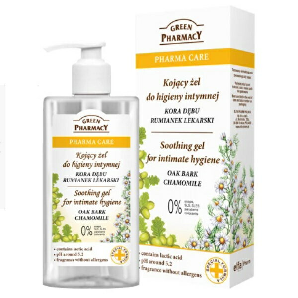 Elfa Pharm Green Pharmacy SOOTHING FEMININE WASH tF~j EHbV Oak Bark Chamomile J}C