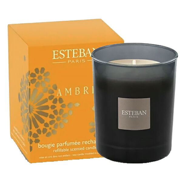 キャンドル アンバー ESTEBAN エステバン 約450g お香