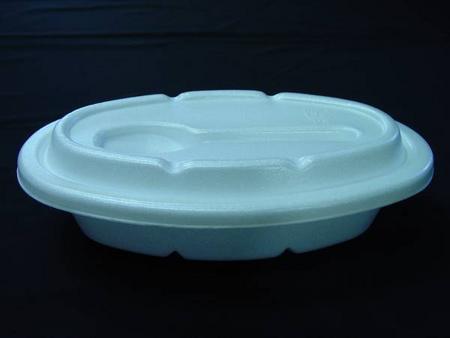 発泡スチロール製 使い捨て 皿 小判カレー容器...の紹介画像2