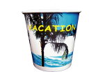 かき氷 カップ 100個【特売】RIGオリジナル 紙製 VACATION 13オンス [約400ml] カキ氷 業務用 紙 氷コップ 氷カップ 紙コップ 紙カップ 容器 COLD DRINK CUP