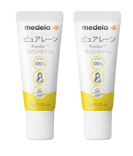 Medela (メデラ)【日本正規品】ピュアレーン 7g 授乳前に拭き取り不要 天然ラノリン100% おっぱいケア ..