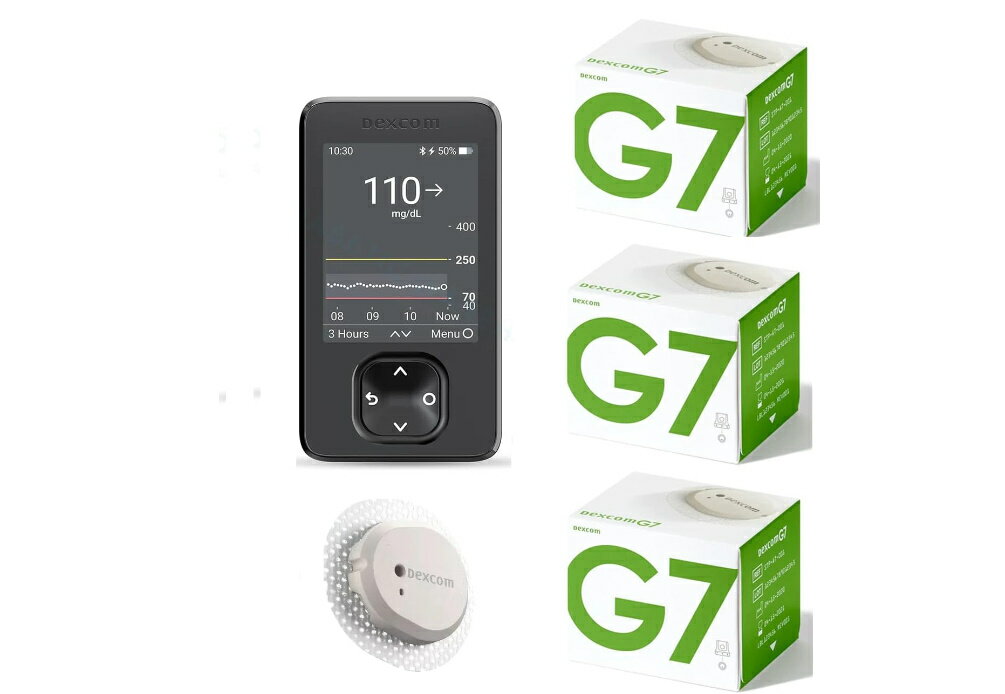 Dexcom G7 CGM グルコースモニタシステム本体1台センサー3個のサムネイル