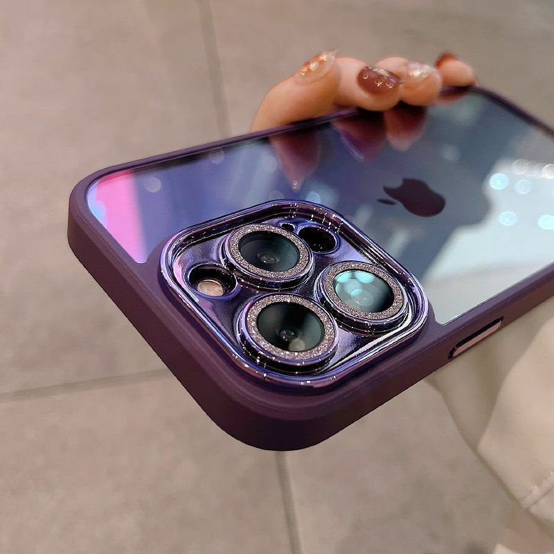 iphone13 ケース 13pro 13promax 12 12pro 12promax Reflection 透明 クリア ケー...