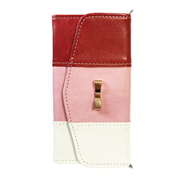 手帳型カバー iPhone7 iPhone7splus iPhone8 iPhone8splus iPhone ソフト ケース リボン ストラップホール付き 三つ折り 財布 ストラップ付き スマホ ストラップ チェーン ショルダー 落下防止 スマートフォン ロング 肩掛け 斜めがけ 全長120cm