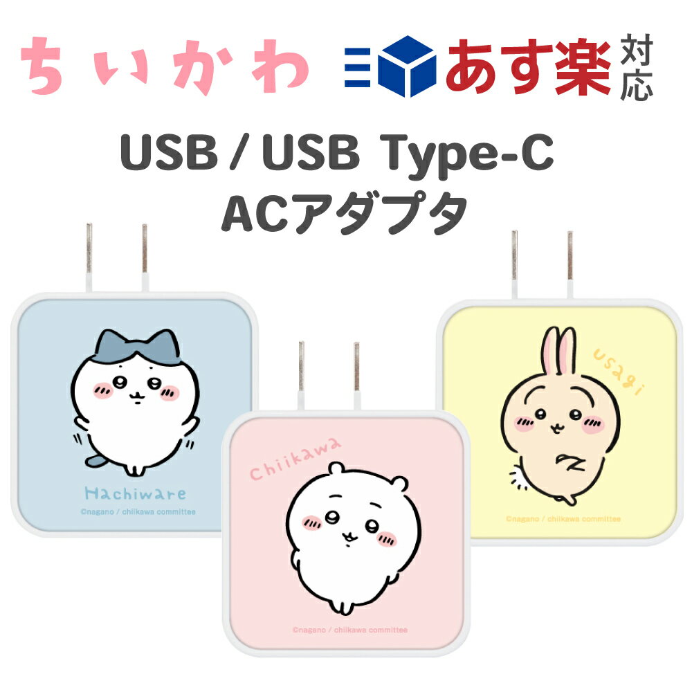 ちいかわ USB/USB Type-C ACアダプタ 充電器