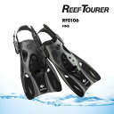 リーフツアラー REEF TOURER シュノーケリング フィン 軽量 マリンシューズのままでも履ける ブラック Lサイズ RF0106P