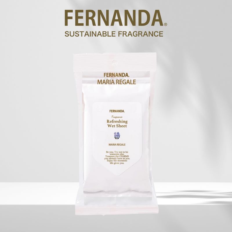 フェルナンダ フレグランス リフレッシング ウェットシート マリアリゲル (2023デザイン) (20枚)