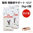 【お得な2個セット】ロイヤルカナン 猫 満腹感サポート CLT 2kg