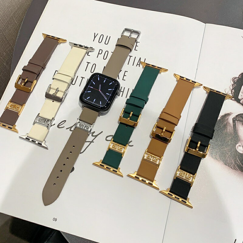 【シリーズ11・SE3対応】アップルウォッチ バンド 本革 レザー レディース メンズ ベルト おしゃれ app..