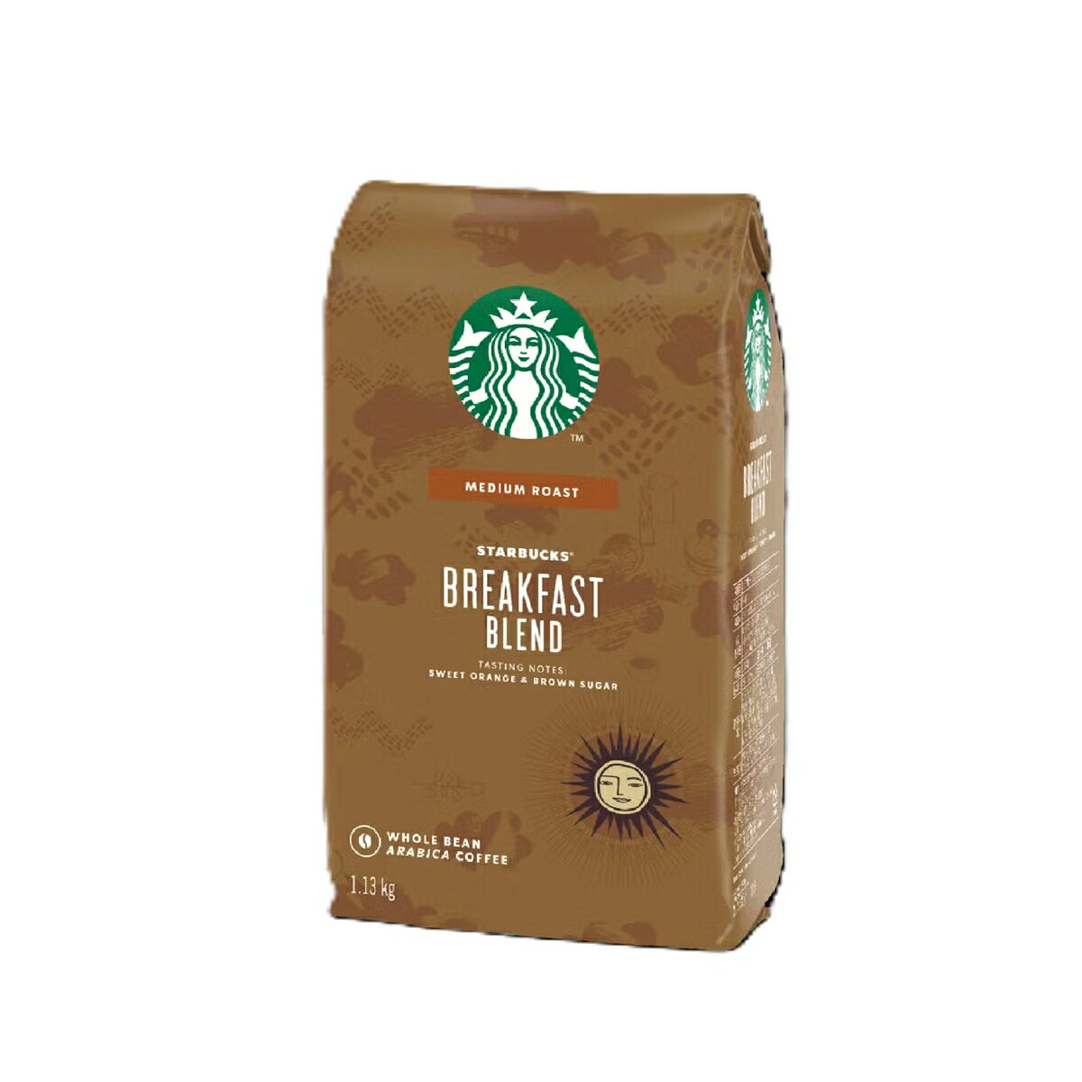 【送料無料】スターバックス ブレックファーストブレンド (豆) 1.13kg STARBUCKS only-select-10001454 OnlySelect 楽天市場店 サンプル画像2