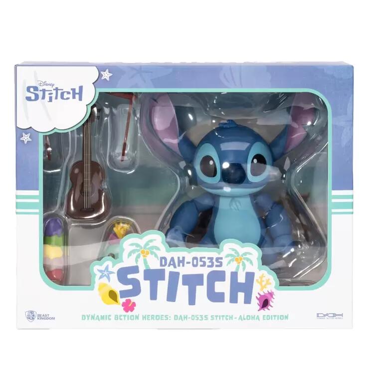 Rakuten - 【送料無料】スティッチ アクション フィギュア アロハ エディション Disney リロ＆スティッチ 可動式 フィギュア トイ 予備数限り特価