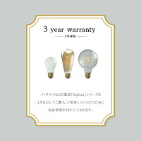 【3年保証】LED電球フィラメント45W相当E26460lm