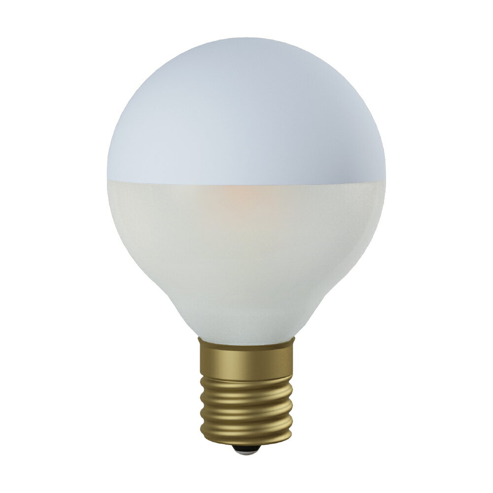 Rakuten - 【3年保証 フィラメントLED電球「Siphon」ボール50 マットホワイト＋フロスト（グロスレス） LDF129D】E17 35W相当 レトロ アンティーク 間接照明 ランプ