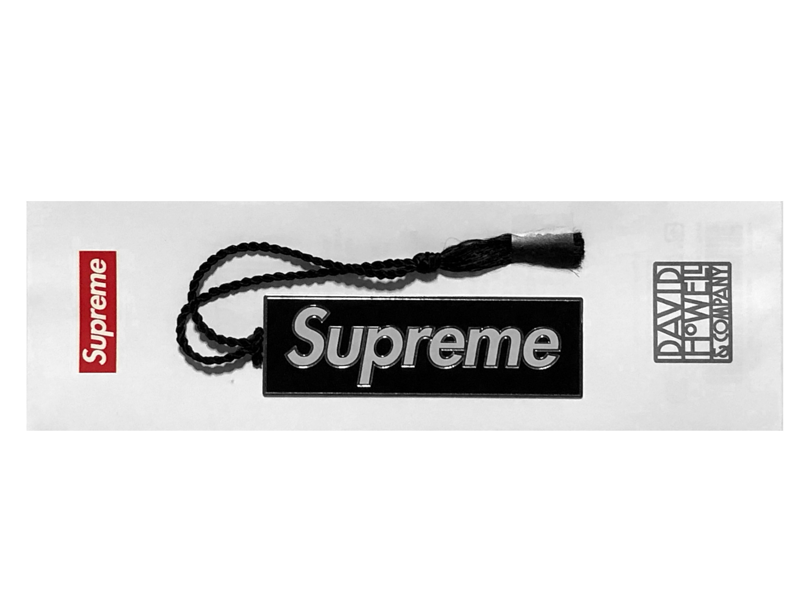 Supreme x David Howell & Co. Metal Bookmark 24AW 新品 黒 シュプリーム x デビッド ハウエル & カン..