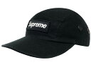 シュプリーム キャップ SUPREME 24SS 新品 黒 Military Camp Cap BLACK ミリタリー キャンプ ボックスロゴ ブラック