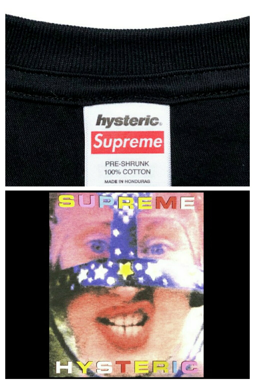 SUPREME シュプリーム HYSTERIC GLAMOUR ヒステリックグラマー Tシャツ コラボ 24AW 新品 黒 Supreme x HYSTERIC GLAMOUR Headcase Tee BLACK ヘッドケース Tシャツ フォト ブラック 24FW