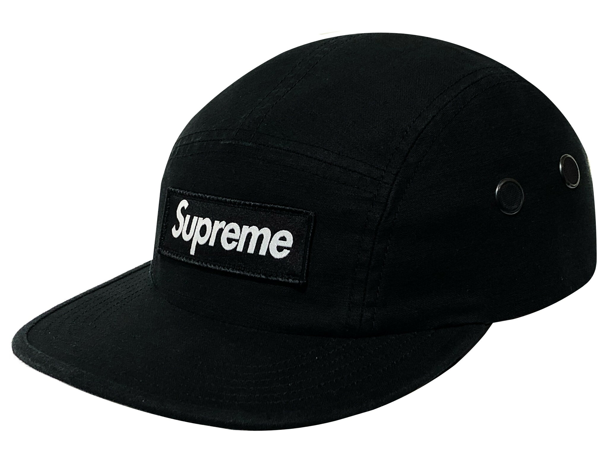 シュプリーム キャップ SUPREME 25SS 新品 黒 Military Camp Cap BLACK ミリタリー キャンプ ボックスロゴ ブラック