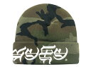 SUPREME シュプリーム ニューエラ コラボ ニット帽 25SS 迷彩 New Era Blackletter Beanie WOODLAND CAMO ブ...