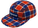シュプリーム キャップ SUPREME 25SS 新品 レッド Harris Tweed Camp Cap RED PLAID ハリス ツイード キャンプ キャ...