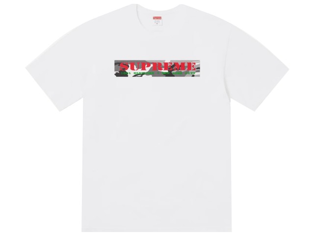 Supreme カモフラージュロゴ Tシャツ ホワイト 楽天市場】supreme 迷彩(柄ロゴ)(Tシャツ・カットソー